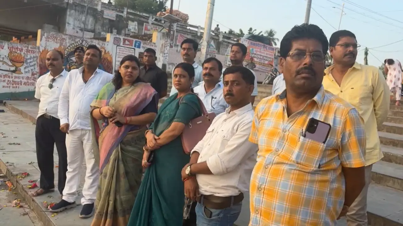 Mayor Vibha Kumari inspects Chhath Ghats to ensure better facilities for devotees