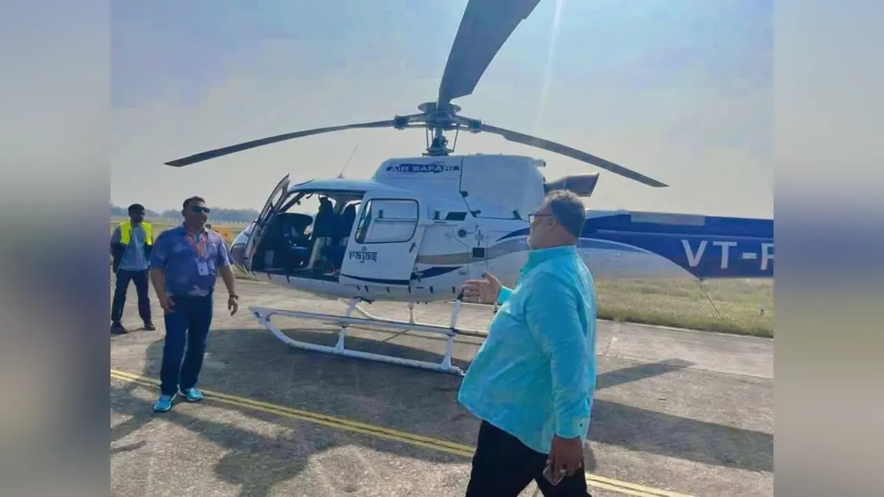 Pappu Yadav visits Supaul by helicopter to meet Dheeraj Mukhia murder victim’s family