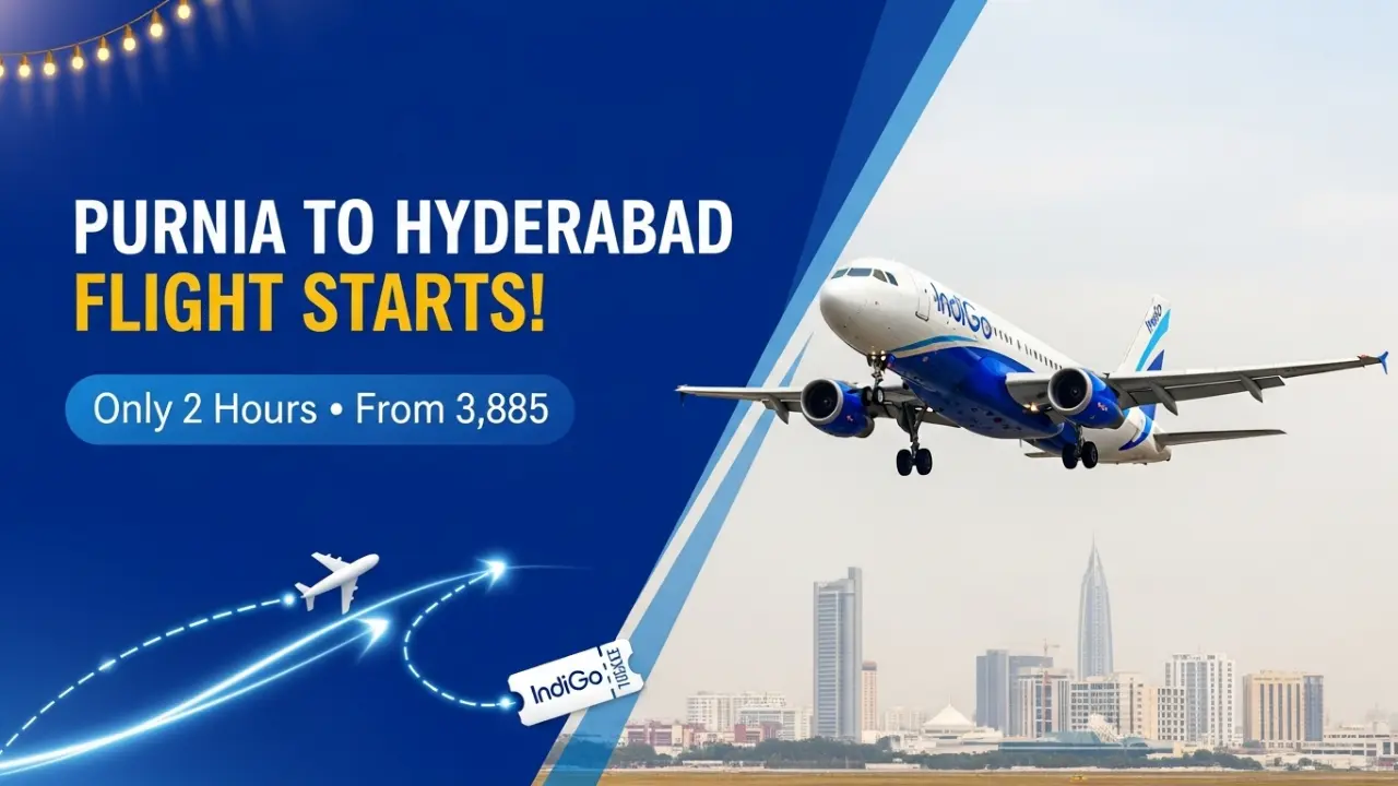 Purnia Hyderabad Flight