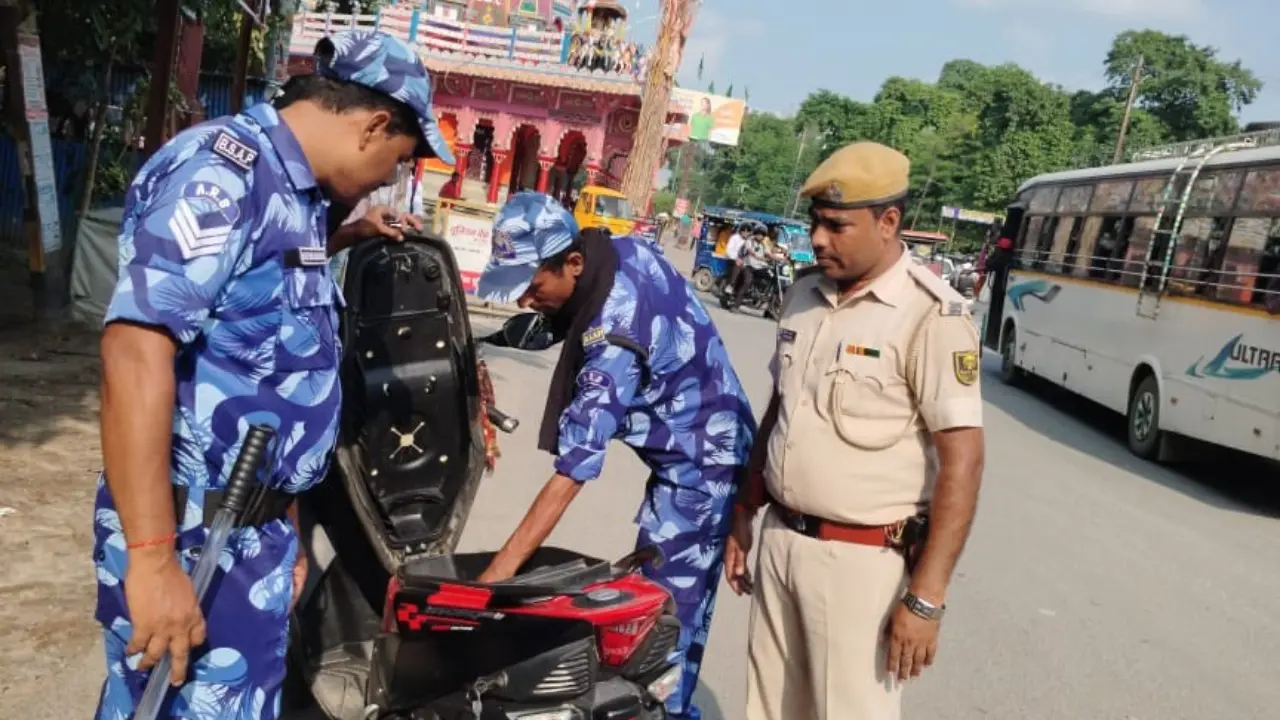 Purnia Police launch vehicle checking drive to curb crime and ensure public safety