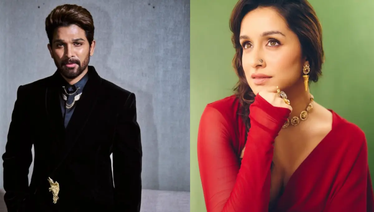 Shraddha Kapoor and Allu Arjun
